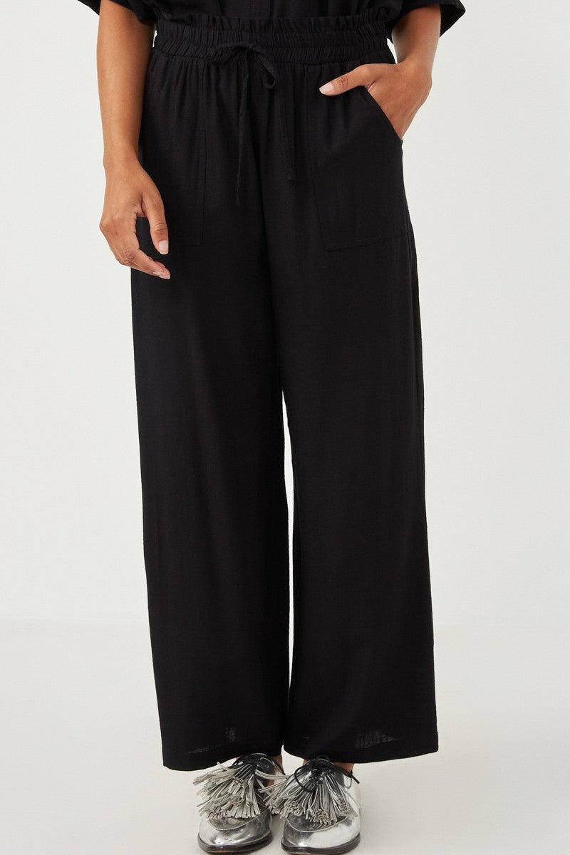 Paperbag Wide Leg Pants