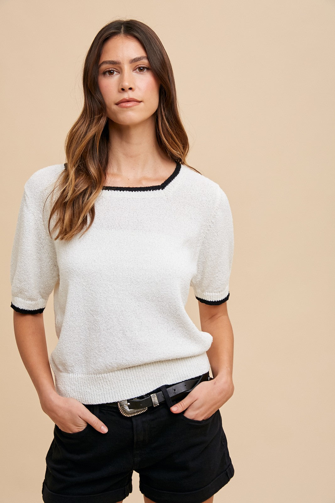 Alexis Square Neck Top