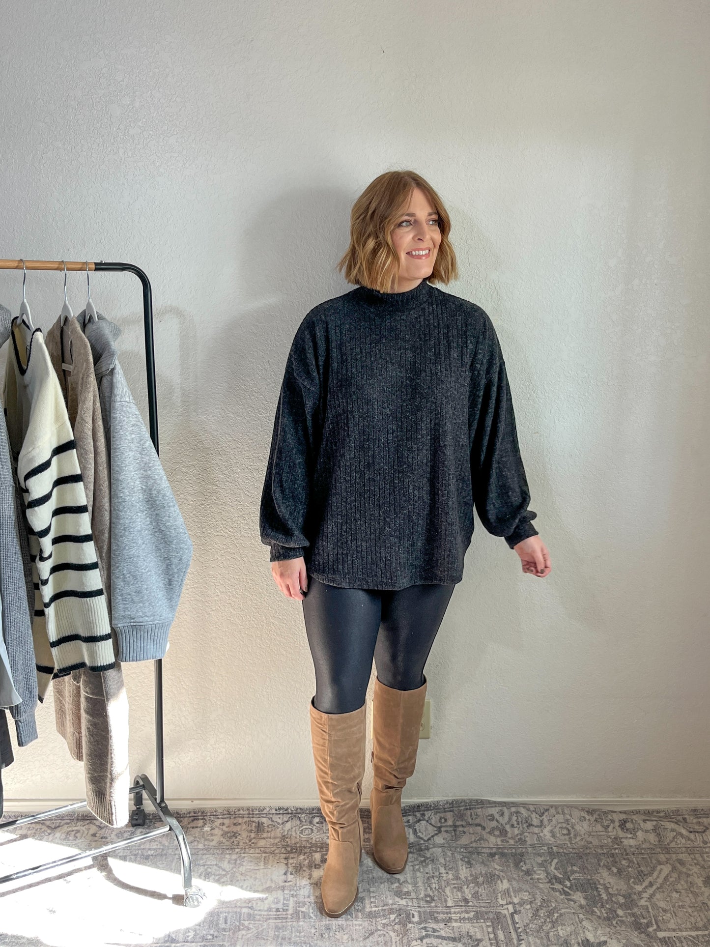 Frankie Mock Neck Top