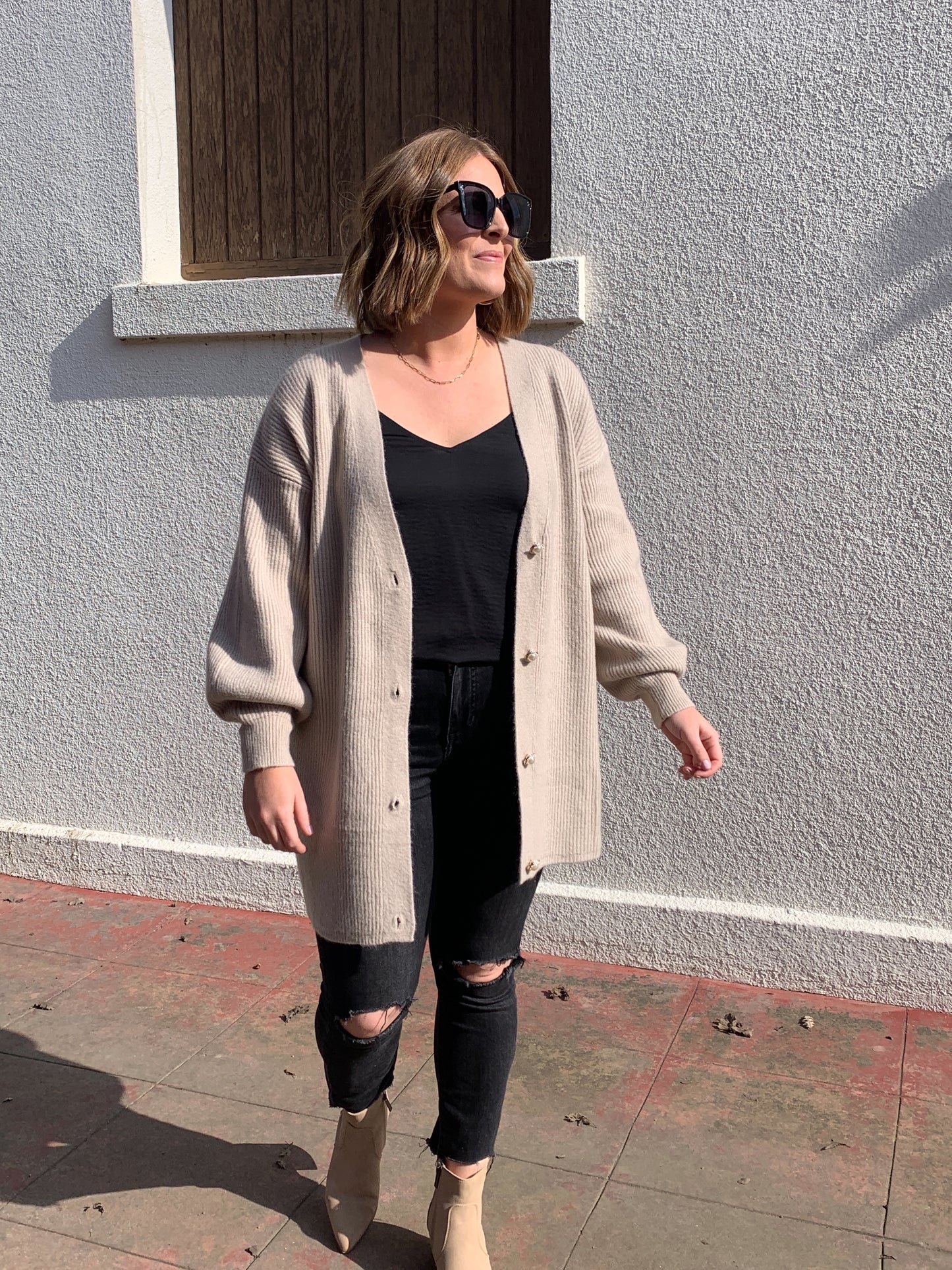 Demi Ribbed Cardigan