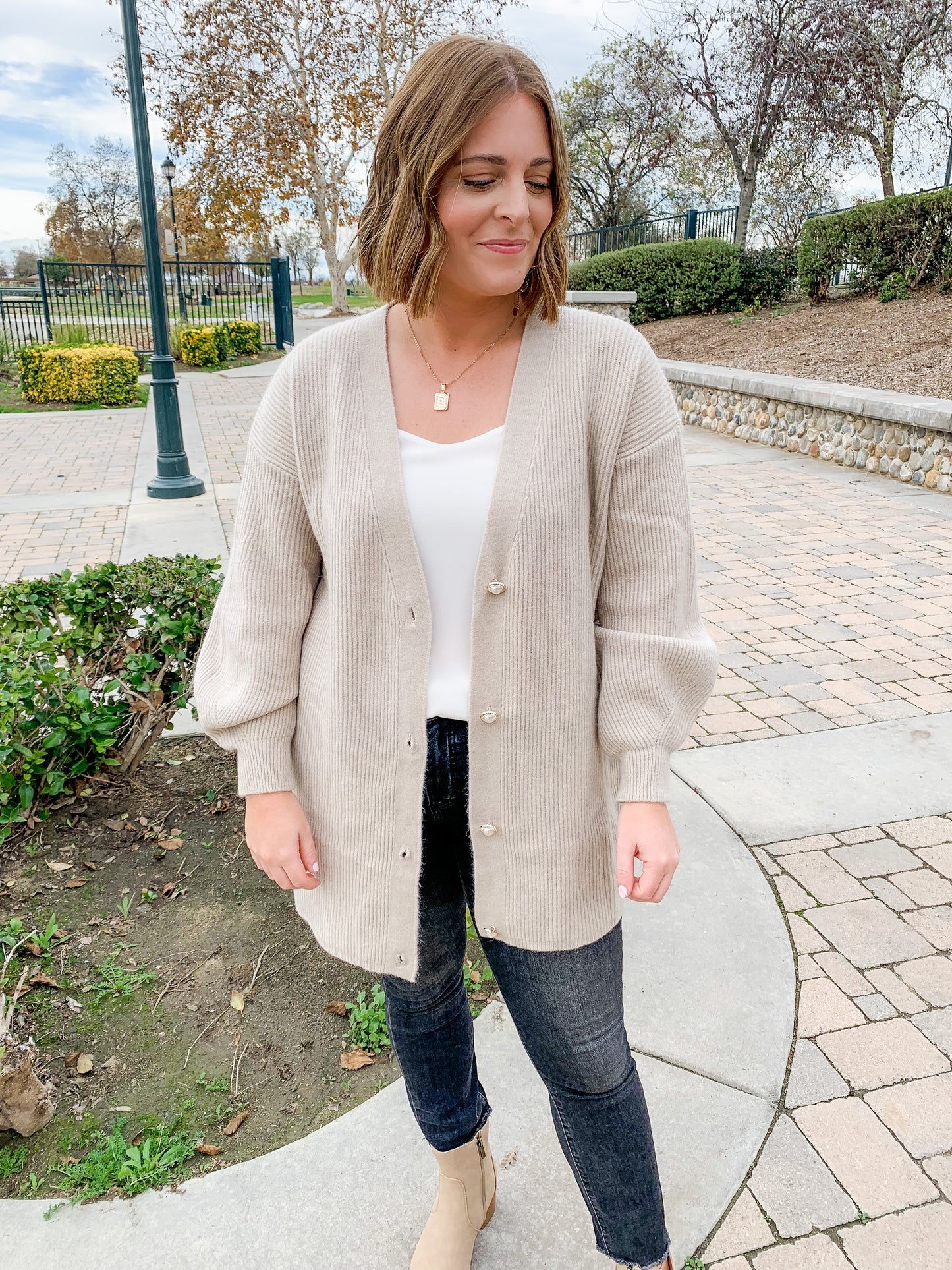 Demi Ribbed Cardigan