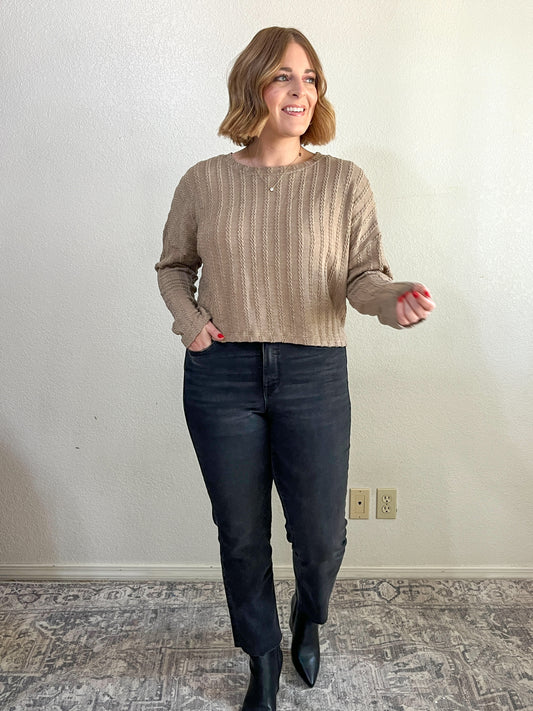 PLUS Carly knit top